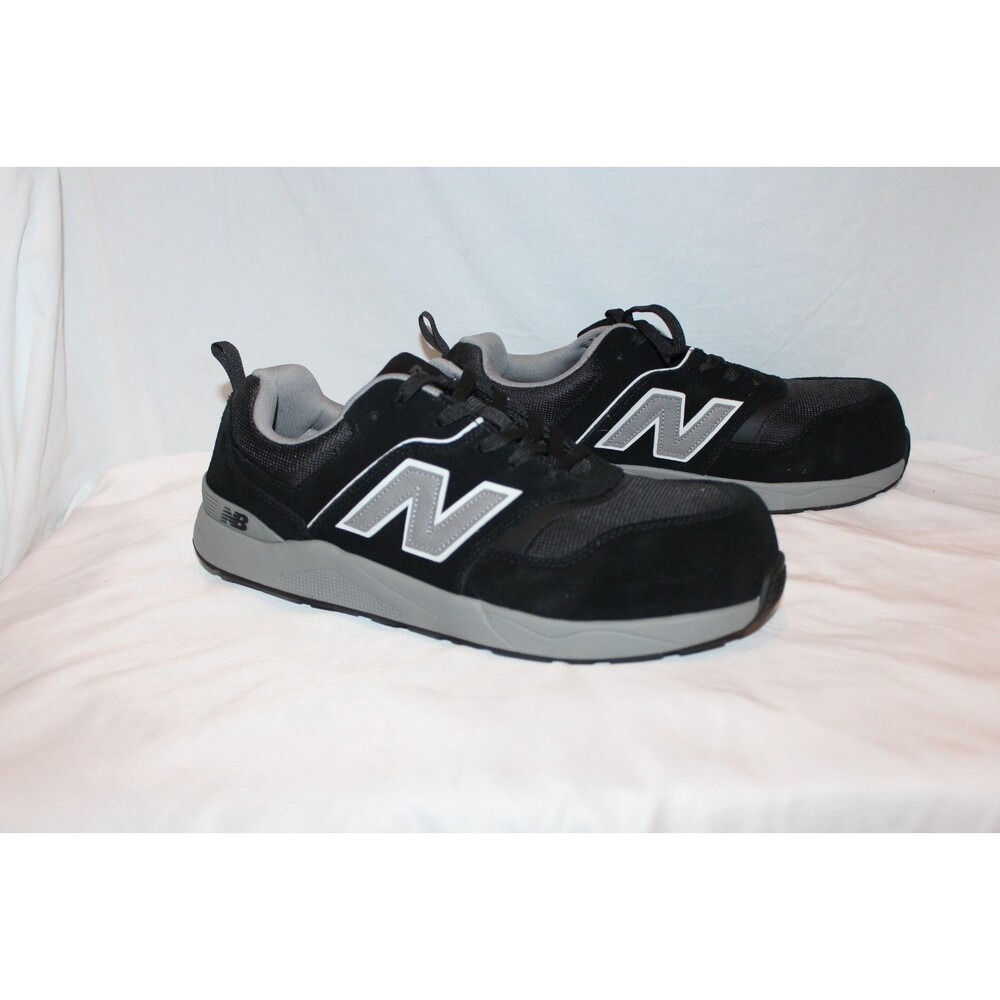 New Balance Men's Work Safety Elite Lite EF Shoes Sneakers NIB SZ 15 BLACK GRAY
